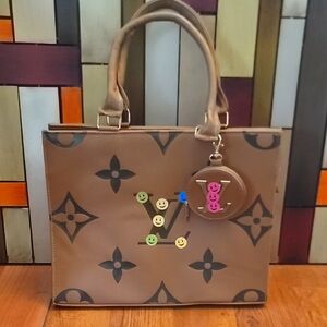 Boutine LA Brown and Black Tote Bag